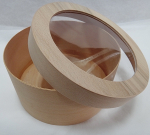 Коробка шпоновая с пр. крышкой (140х60 мм) 