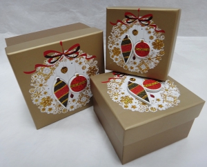 Подарочная коробка премиум 6122s( комплект 3 шт )
