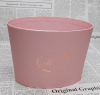 Коробка для цветов  (1 шт , диаметр 14х10 высота см)